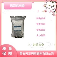 药用级辅料巴西棕榈蜡5kg备案登记A质检单